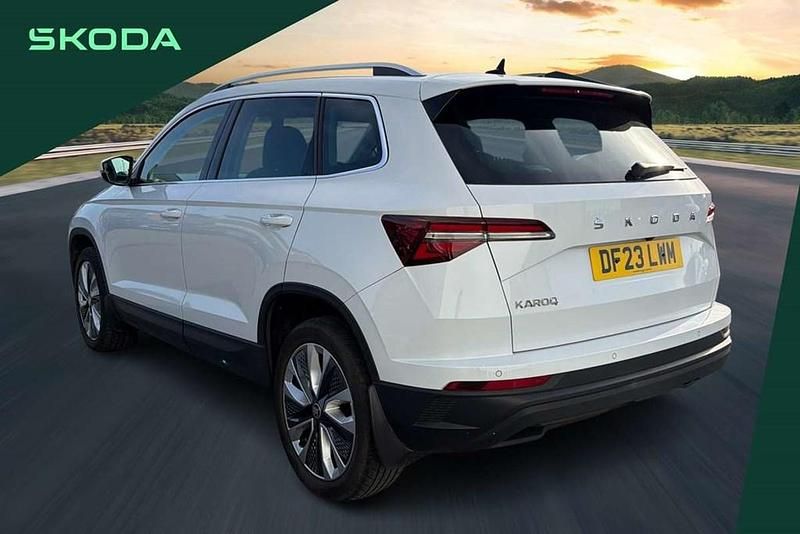 Used Skoda Karoq SE L 150 HP (110 kW) 2023 White SUV