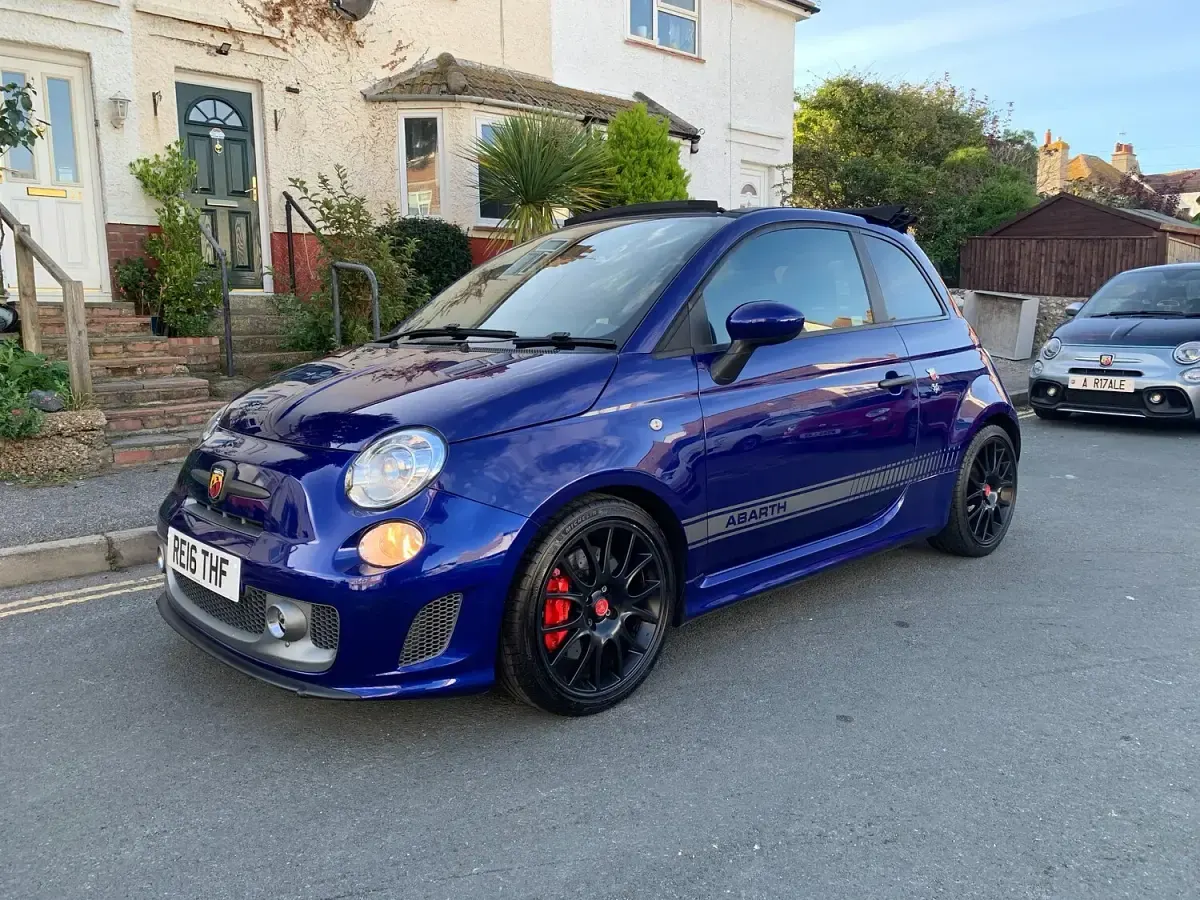 Used Abarth 595 Competizione 145 HP (106 kW) 2016 Blue Cabriolet