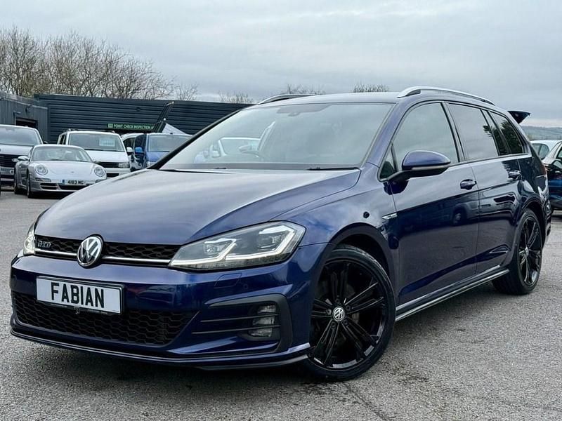 Used VW Golf VII GTD 184 HP (135 kW) 2018 Blue Estate