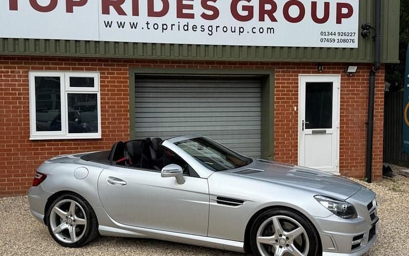 Silver Used 2013 Mercedes SLK200 AMG Cabriolet | £9,999 (Fair price) - Image 1/4
