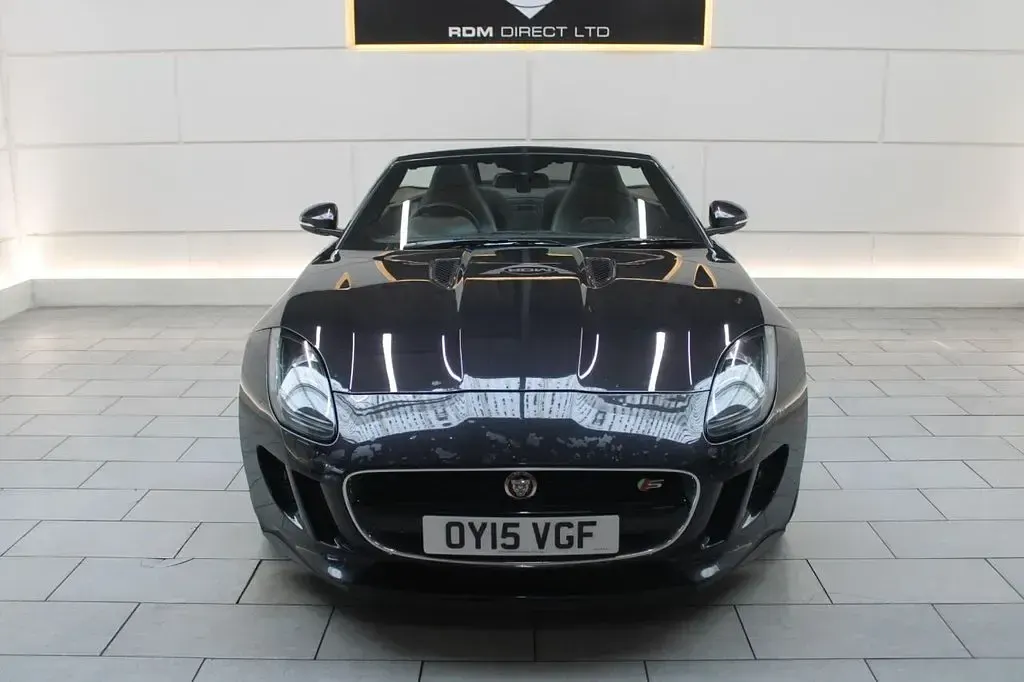 Used Jaguar F-Type S 380 HP (279 kW) 2015 Black Cabriolet