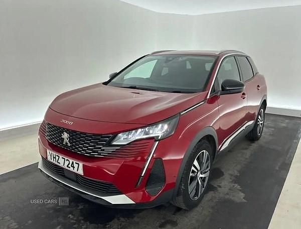 Red Used 2022 Peugeot 3008 Allure Premium Hatchback | £15,995 (Fair price) - Image 1/4