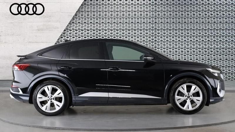 Used Audi Q4 e-tron S-Line 150 kW (204 HP) 2022 Black SUV