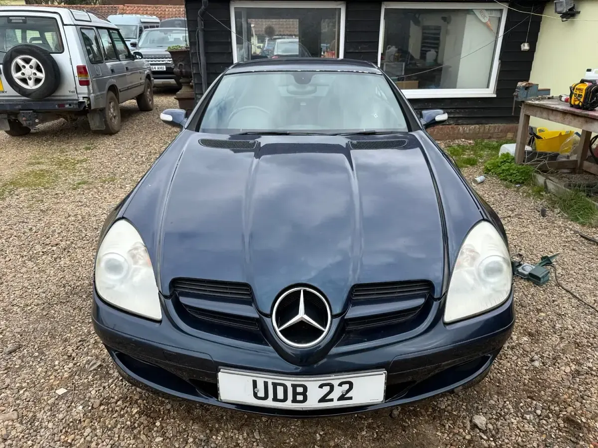Used Mercedes SLK280 2007 Blue Cabriolet