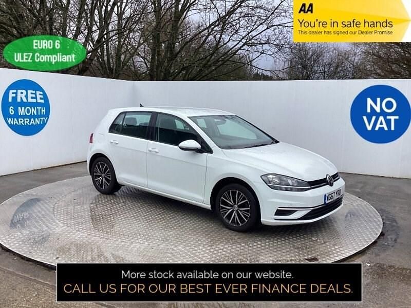 Used VW Golf VII SE 125 HP (91 kW) 2017 White Hatchback