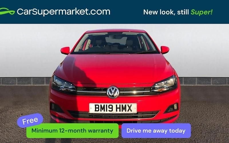 Used VW Polo SE 65 HP (47 kW) 2019 Red Hatchback