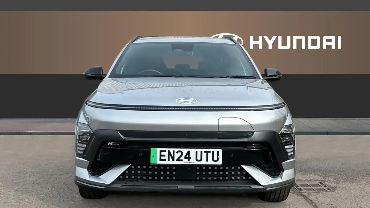 Gebraucht Hyundai Kona N Line 160 kW (218 PS) 2024 Silber SUV