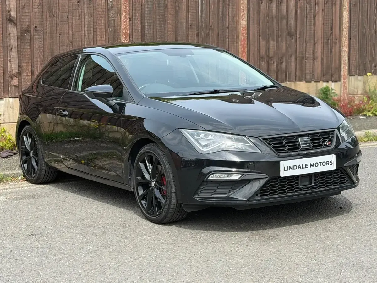 Used Seat Leon FR 150 HP (110 kW) 2017 Black Coupe