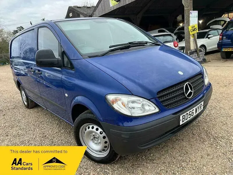 Used Mercedes Vito 95 HP (69 kW) 2007 Blue Van