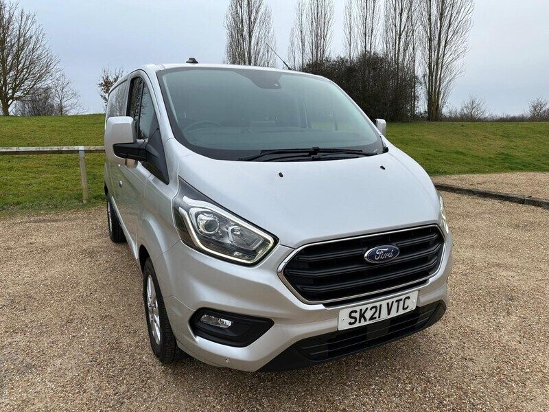 Silver Used 2021 Ford Transit Custom Limited Van | £22,475 (Good price) - Image 1/4