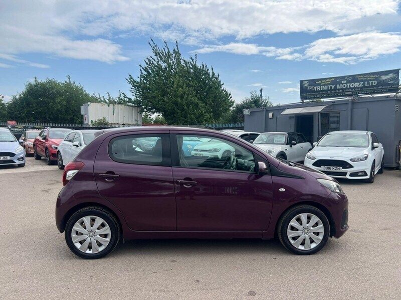 Mauve/purple Used 2015 Peugeot 108 Active Hatchback | £3,190 (Fair price) - Image 1/4