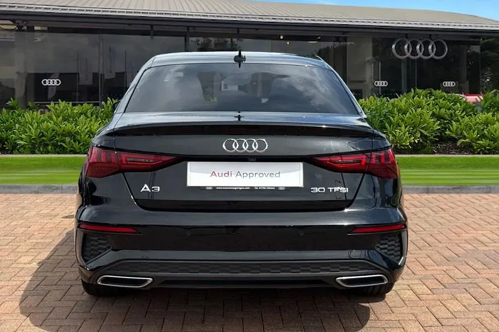 Used Audi A3 S-Line 110 HP (80 kW) 2023 Black Sedan