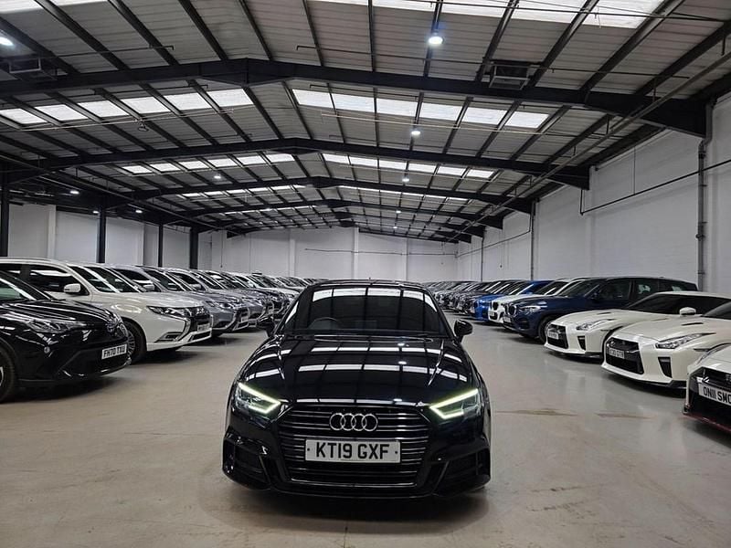 Used Audi A3 Sportback S-Line 150 HP (110 kW) 2019 Black Hatchback