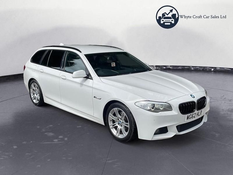 White Used 2012 BMW 520 M Sport Estate | £5,995 (Fair price) - Image 1/3