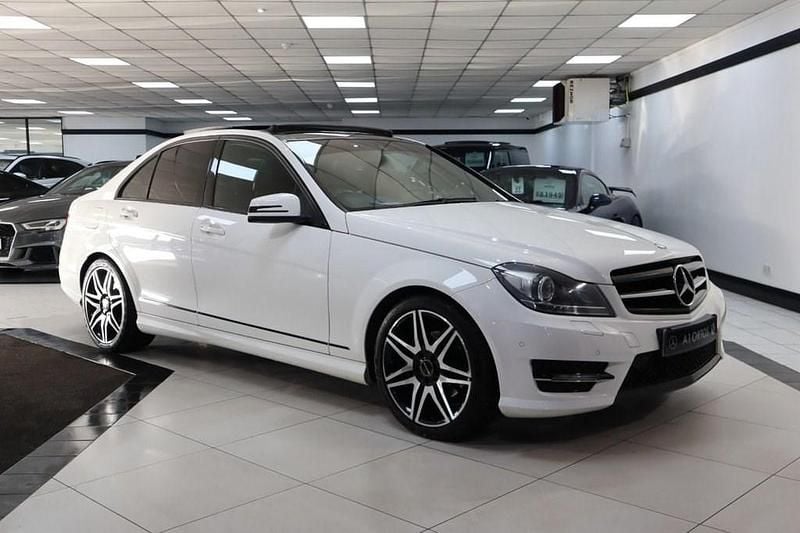 White Used 2012 Mercedes C250 AMG Sedan | £6,449 (Fair price) - Image 1/4