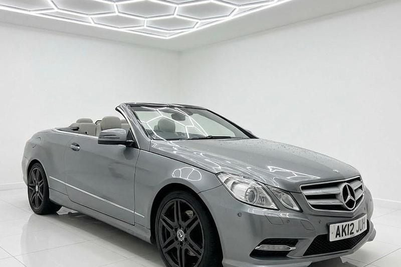 Used Mercedes E220 170 HP (125 kW) 2012 Silver Cabriolet