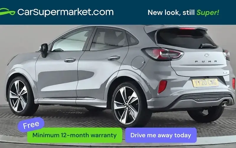 Usado Ford Puma ST-Line X 155 HP (114 kW) 2020 Cinzento SUV