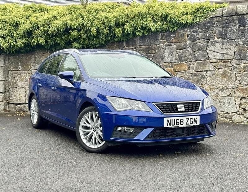 Blue Used 2018 Seat Leon ST SE Dynamic Estate | £8,250 (Fair price) - Image 1/4