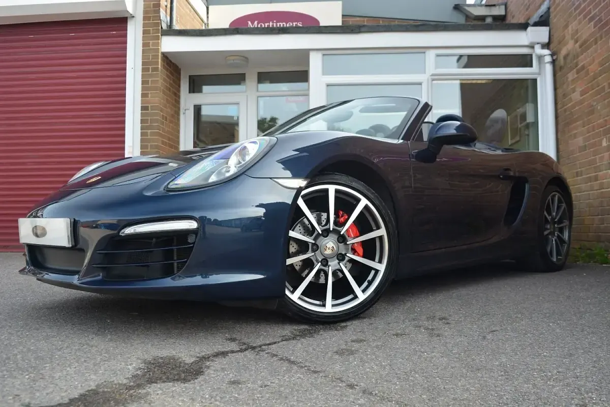 Used Porsche Boxster 265 HP (194 kW) 2012 Blue Cabriolet