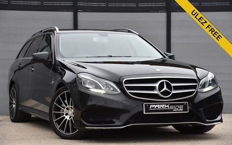 Black Used 2013 Mercedes E350 AMG Estate | £6,395 (Expensive) - Image 1/4
