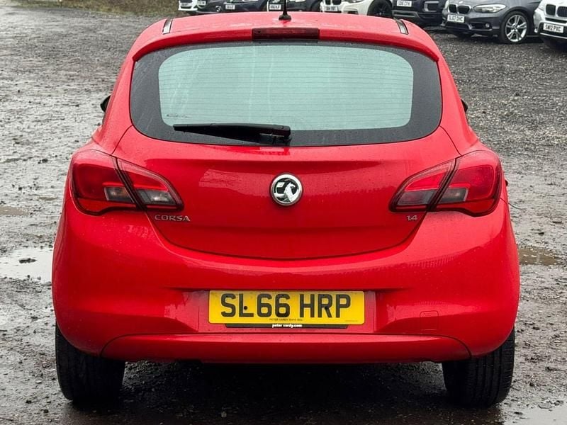 Used Vauxhall Corsa 75 HP (55 kW) 2016 Red Hatchback