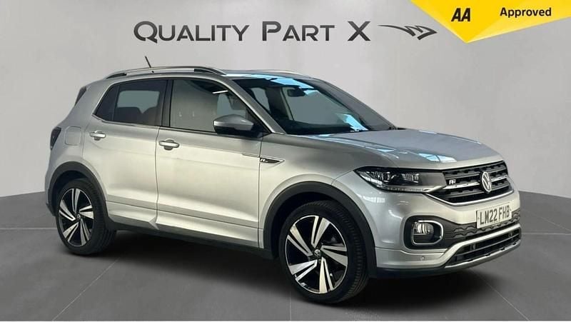 Silver Used 2022 VW T-Cross R-line SUV | £15,598 (Good price) - Image 1/4