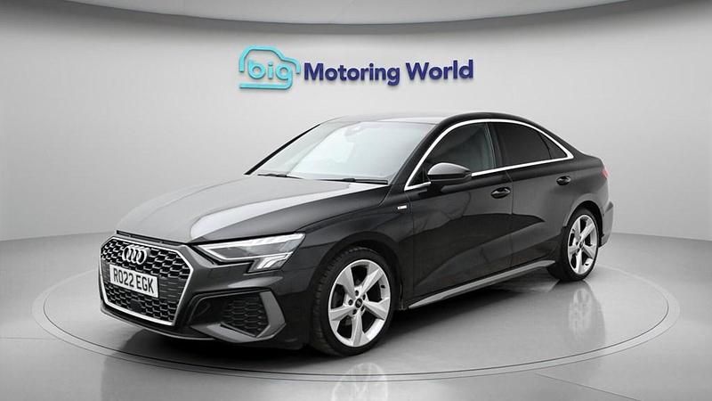 Used Audi A3 S-Line 150 HP (110 kW) 2022 Black Sedan