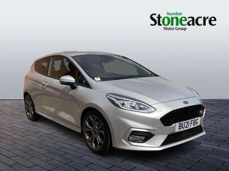 Silver Used 2021 Ford Fiesta ST-Line Hatchback | £12,180 (Fair price) - Image 1/4
