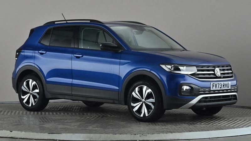 Used VW T-Cross Black Edition 110 HP (80 kW) 2023 Blue SUV