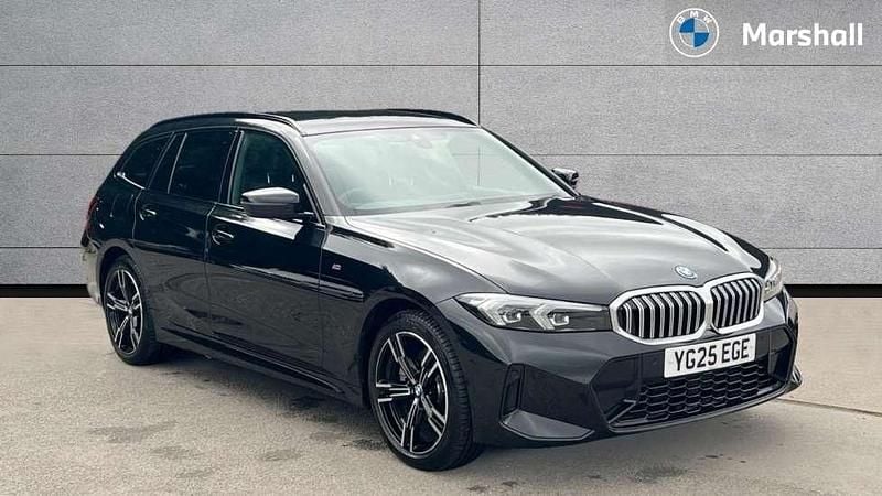 Black Used 2025 BMW 330e M Sport Estate | £35,742 (Super price) - Image 1/4