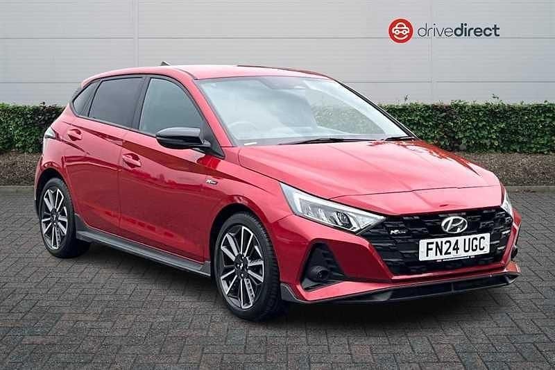 Red Used 2024 Hyundai i20 N Line Hatchback | £16,364 (Fair price) - Image 1/4