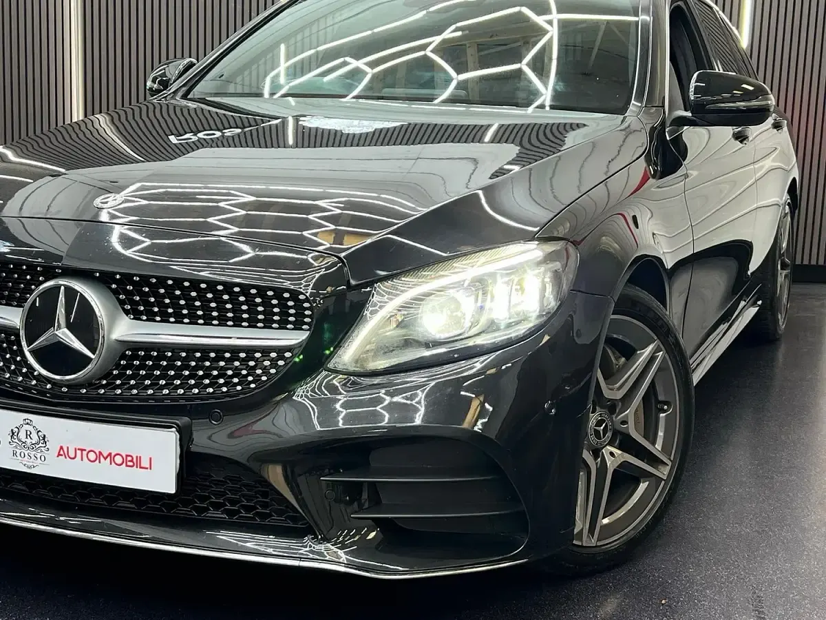 Used Mercedes C300 AMG line 2019 Black Estate