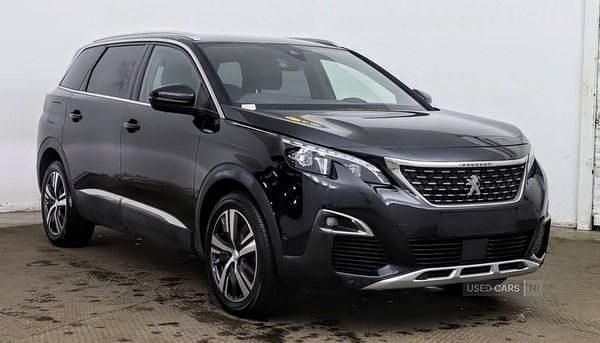 Black Used 2018 Peugeot 5008 GT-line Hatchback | £13,450 (Expensive) - Image 1/4