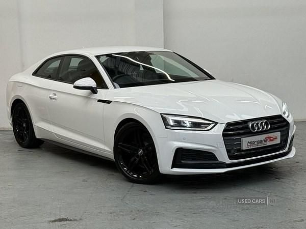 White Used 2019 Audi A5 S-Line Coupe | £13,990 (Good price) - Image 1/3