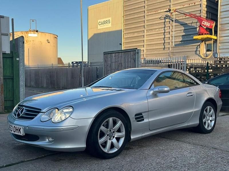 Used Mercedes SL350 2003 Silver Cabriolet