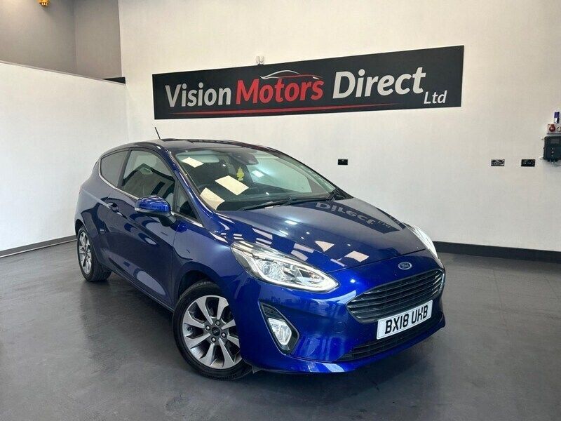Blue Used 2018 Ford Fiesta Zetec Hatchback | £4,695 (Fair price) - Image 1/4