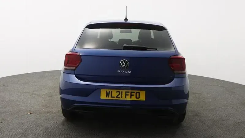 Used VW Polo Match 95 HP (69 kW) 2021 Blue Hatchback