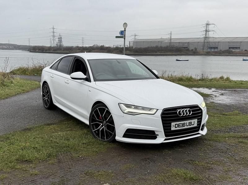 Used Audi A6 S-Line 190 HP (139 kW) 2016 White Sedan