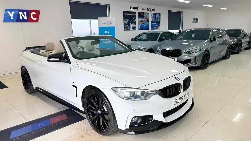 Used BMW 435 M Sport 2015 White Cabriolet