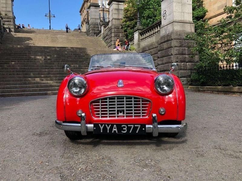 Used Triumph TR3 1957 Red Cabriolet