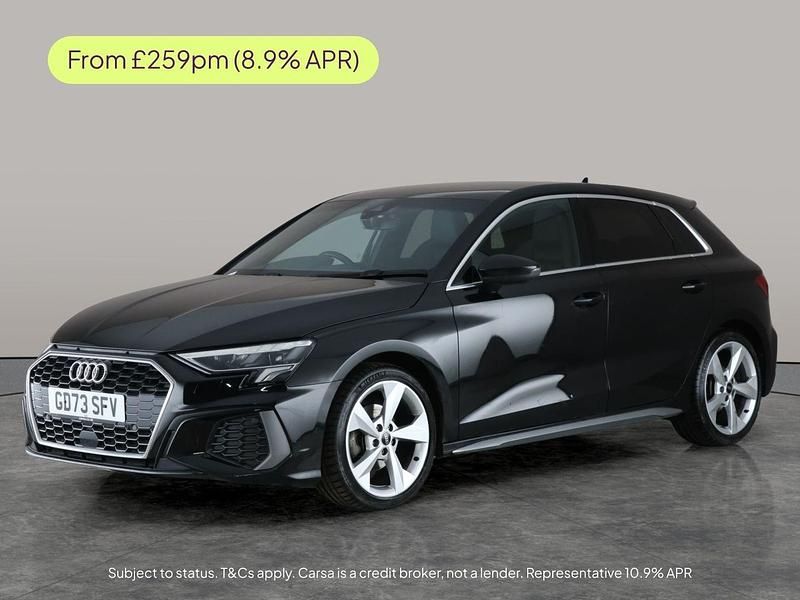 Black Used 2024 Audi A3 S-Line Hatchback | £19,776 (Super price) - Image 1/2