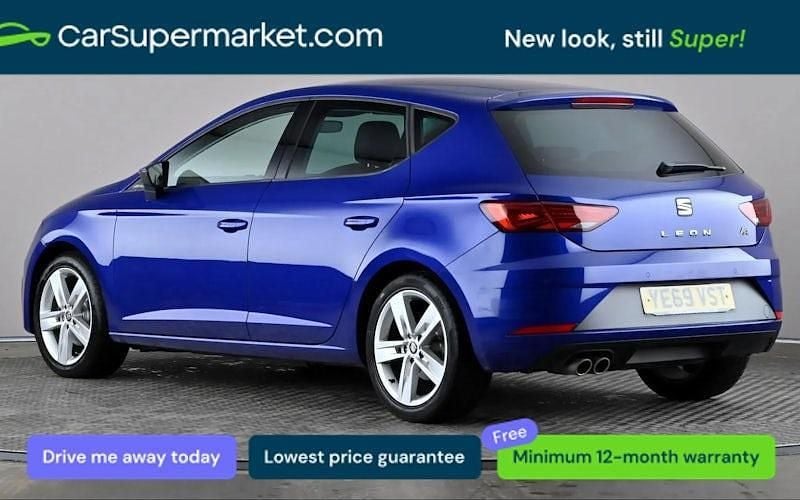Used Seat Leon FR 131 HP (96 kW) 2019 Blue Hatchback