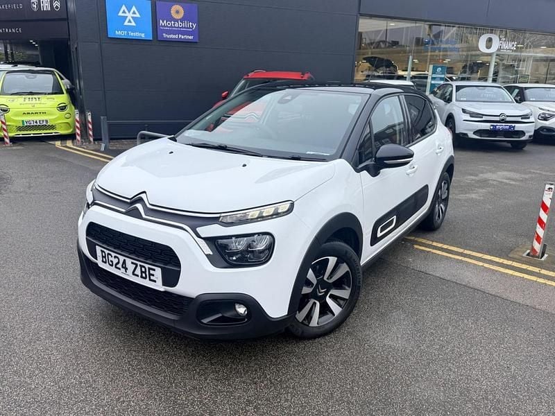 White Used 2024 Citroën C3 PureTech Hatchback | £12,495 (Fair price) - Image 1/4