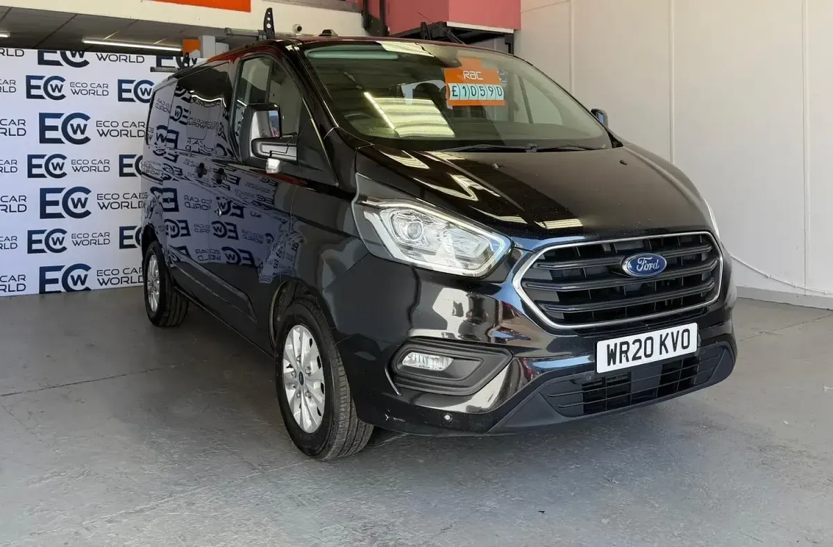 Used Ford Transit Custom Limited 170 HP (125 kW) 2020 Black Van