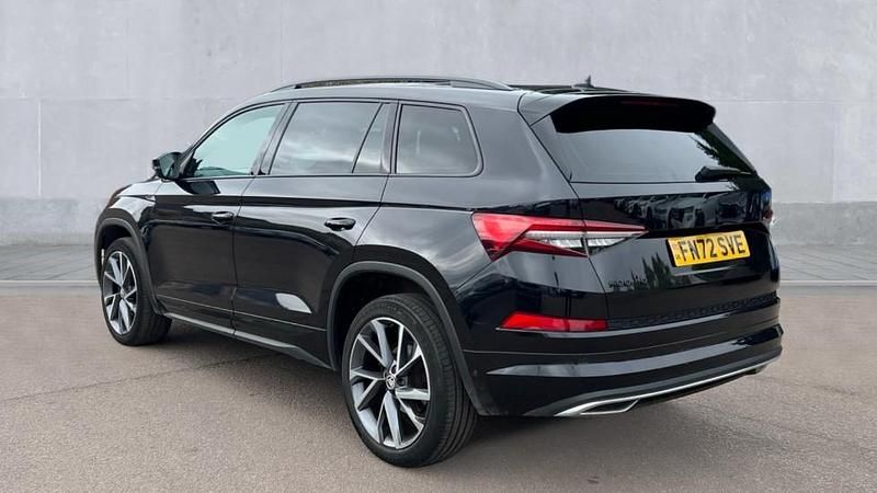 Used Skoda Kodiaq SportLine 150 HP (110 kW) 2022 Black SUV