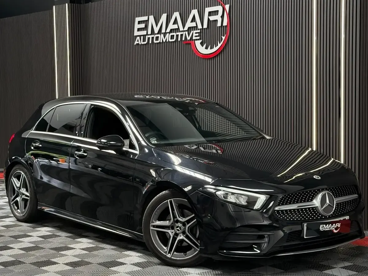 Used Mercedes A200 AMG line 2019 Black Hatchback