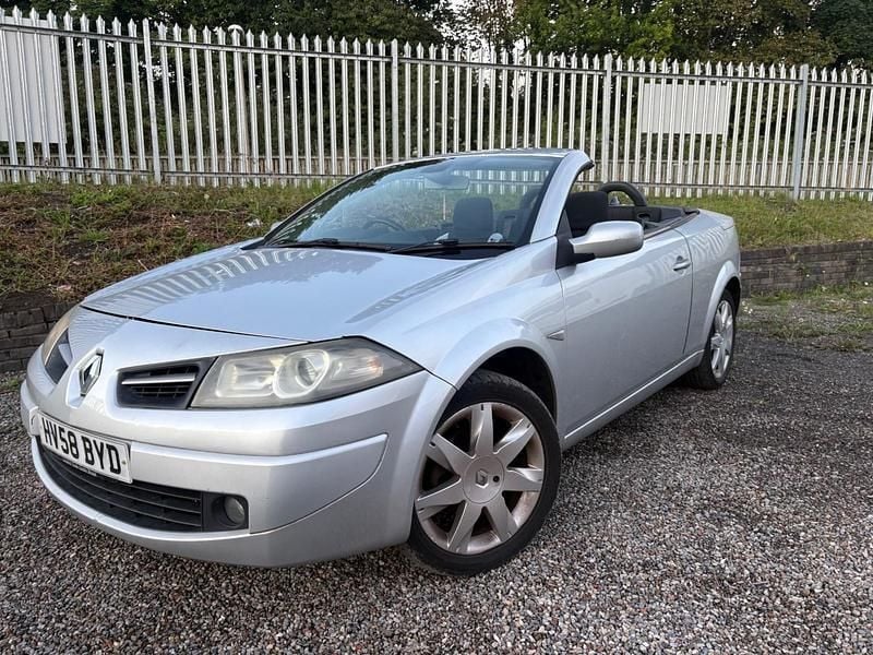 Silver Used 2008 Renault Mégane Cabriolet Dynamique Cabriolet | £1,350 - Image 1/4