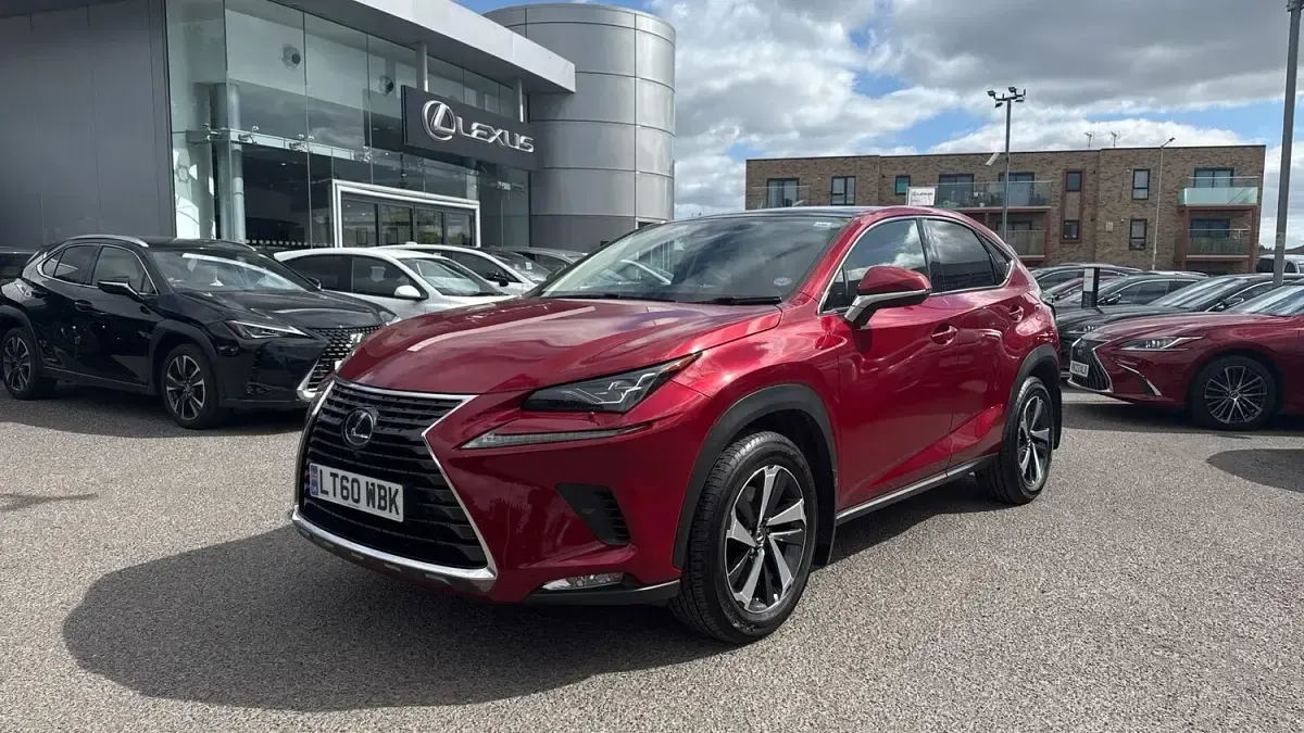 Used Lexus NX300h 197 HP (144 kW) 2021 Red SUV