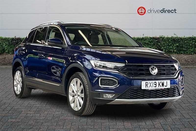 Blue Used 2019 VW T-Roc SEL SUV | £18,450 (Good price) - Image 1/4