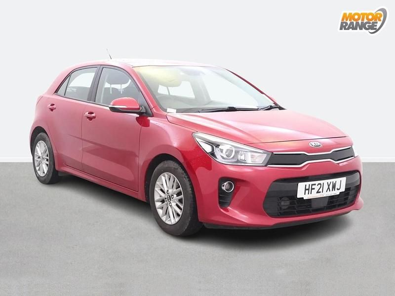 Red Used 2021 Kia Rio Hatchback | £9,895 (A bit pricey) - Image 1/4